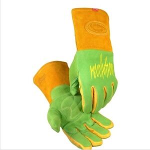 Caiman‎ 1816-4 Revolution Deerskin Welding Gloves MIG Stick FR Gauntlet Cuff MED